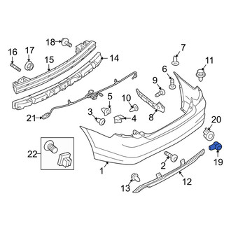 Mercury OE - Rear Parking Aid Sensor