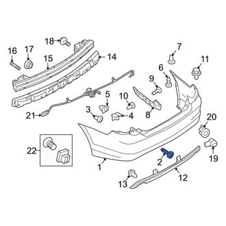 Mercury OE - Bumper Cover Bolt