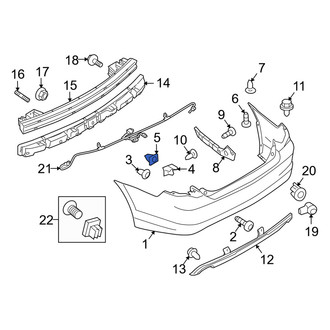 Mercury OE - Bumper Cover Grommet