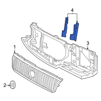 Mercury OE - Left Grille Bracket