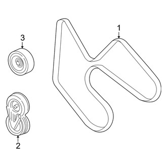 Mercury OE - Cooling - Belts & Pulleys (4.0L)