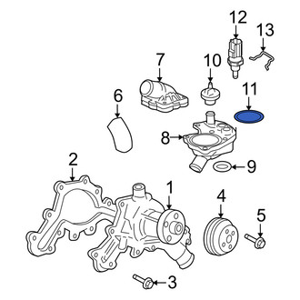 Mercury OE - Engine Coolant Thermostat Housing Gasket