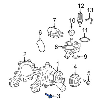Mercury OE - Engine Water Pump Bolt