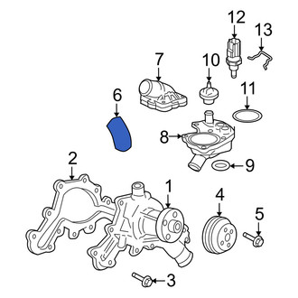 Mercury OE - Engine Coolant Bypass Hose