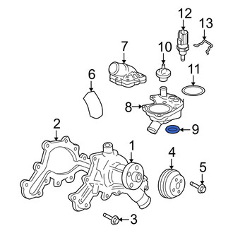 Mercury OE - Engine Coolant Thermostat Housing Gasket