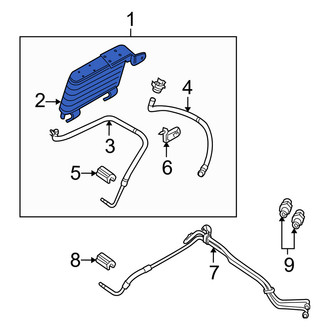 Mercury OE - Automatic Transmission Oil Cooler