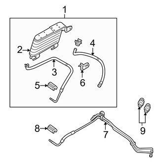 Mercury OE - Cooling - Trans Oil Cooler (4.0L 5-Speed)