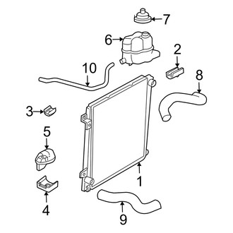 Mercury OE - Cooling - Radiator & Components (4.6L)