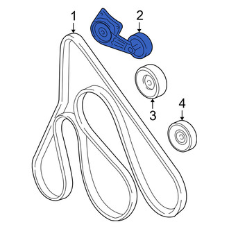 Mercury OE - Accessory Drive Belt Tensioner Assembly
