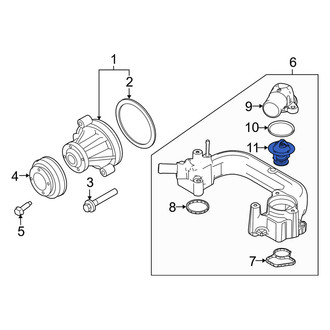 Mercury OE - Engine Coolant Thermostat