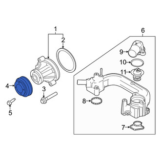 Mercury OE - Engine Water Pump Pulley