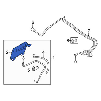 Mercury OE - Automatic Transmission Oil Cooler