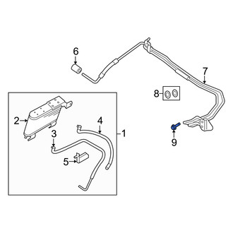 Mercury OE - Automatic Transmission Oil Cooler Bolt