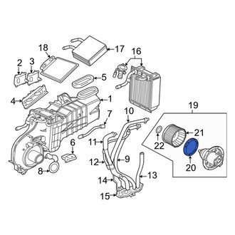 Mercury OE - HVAC Blower Motor Gasket