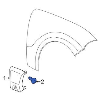 Mercury OE - Fender Molding Retainer