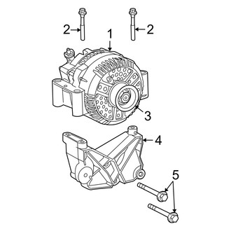 Mercury OE - Electrical - Alternator (4.0L)