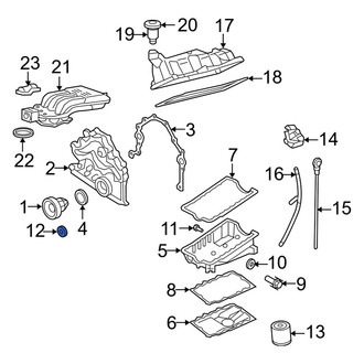Mercury OE - Rear Engine Crankshaft Seal