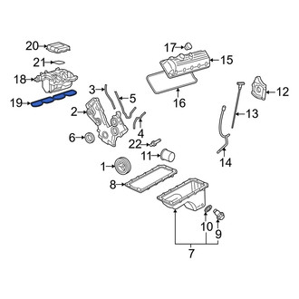 Mercury OE - Engine Intake Manifold Gasket