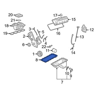 Mercury OE - Engine Oil Pan Gasket