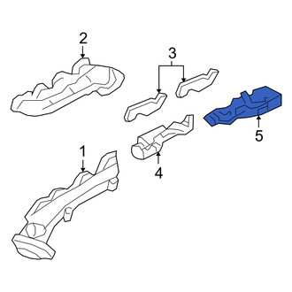 Mercury OE - Left Exhaust Manifold Heat Shield