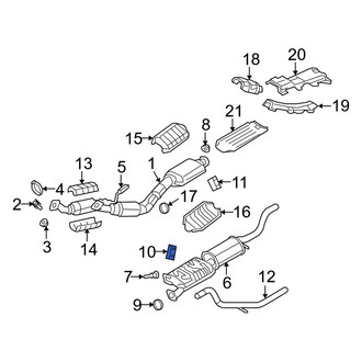 Mercury OE - Exhaust System Hanger