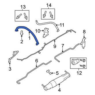 Mercury OE - PCV Valve Hose