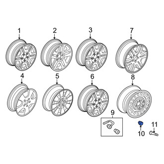 Mercury OE - Wheel Lug Nut