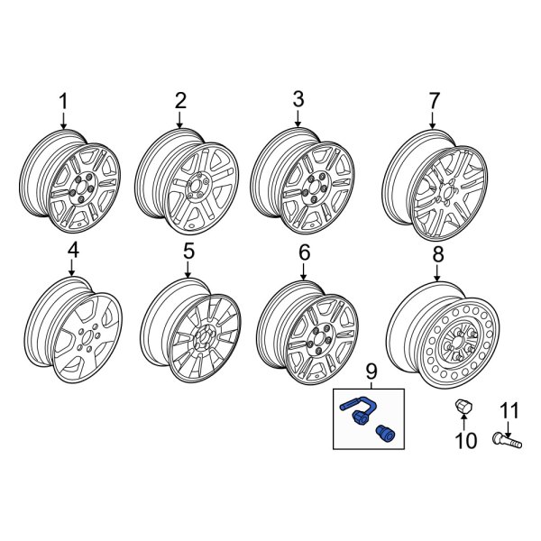 Wheel Lock Set