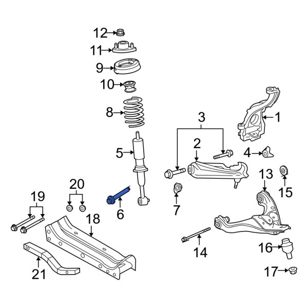 Suspension Strut Bolt