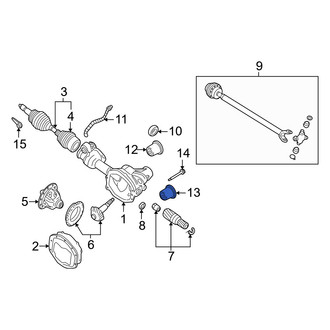 Mercury OE - Front Lower Differential Mount
