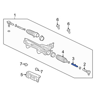 Mercury OE - Outer Steering Tie Rod End