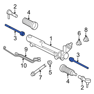 Mercury OE - Outer Steering Tie Rod End