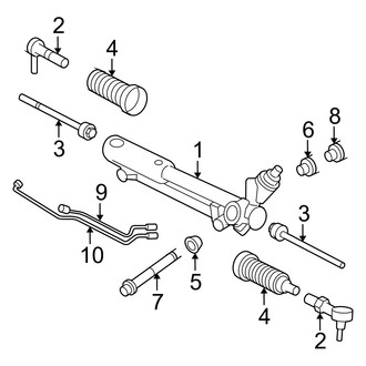Mercury OE - Steering Gear & Linkage (4.0L)