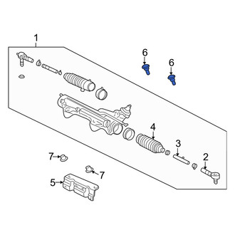 Mercury OE - Upper Rack and Pinion Mount Bushing