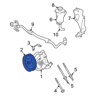 Mercury OE - Power Steering Pump Pulley