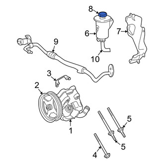Mercury OE - Power Steering Reservoir Cap