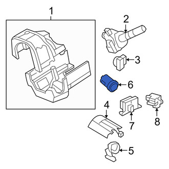 Mercury OE - Front Ignition Lock Cylinder