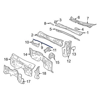 Mercury Mountaineer Hood Weatherstripping Seals — CARiD.com