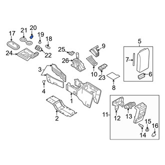 Mercury OE - Front 12 Volt Accessory Power Outlet Cover