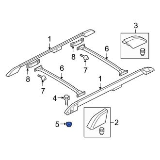 Mercury OE - Roof Rack Nut