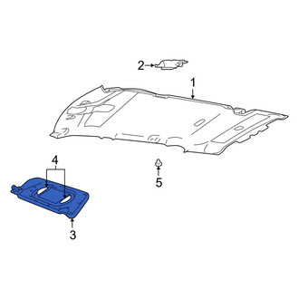 Mercury OE - Left Sun Visor