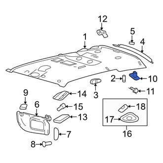 Mercury OE - Coat Hook Clip