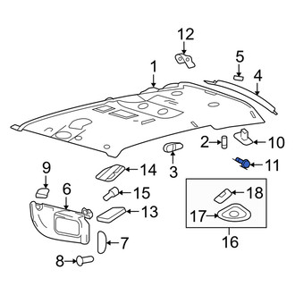 Mercury OE - Coat Hook Clip