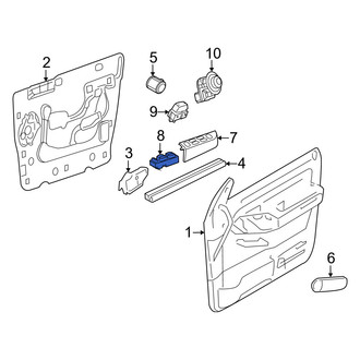 Mercury OE - Front Right Door Window Switch