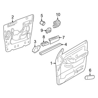 Mercury OE - Front Door - Interior Trim
