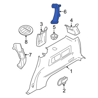 Mercury OE - Front Instrument Panel Air Duct
