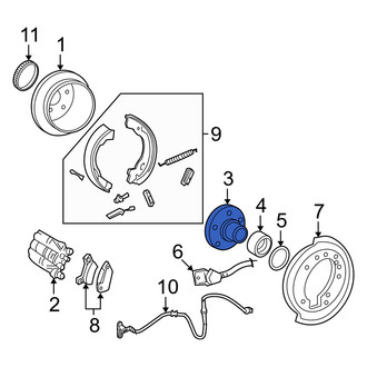 Mercury OE - Rear Wheel Hub