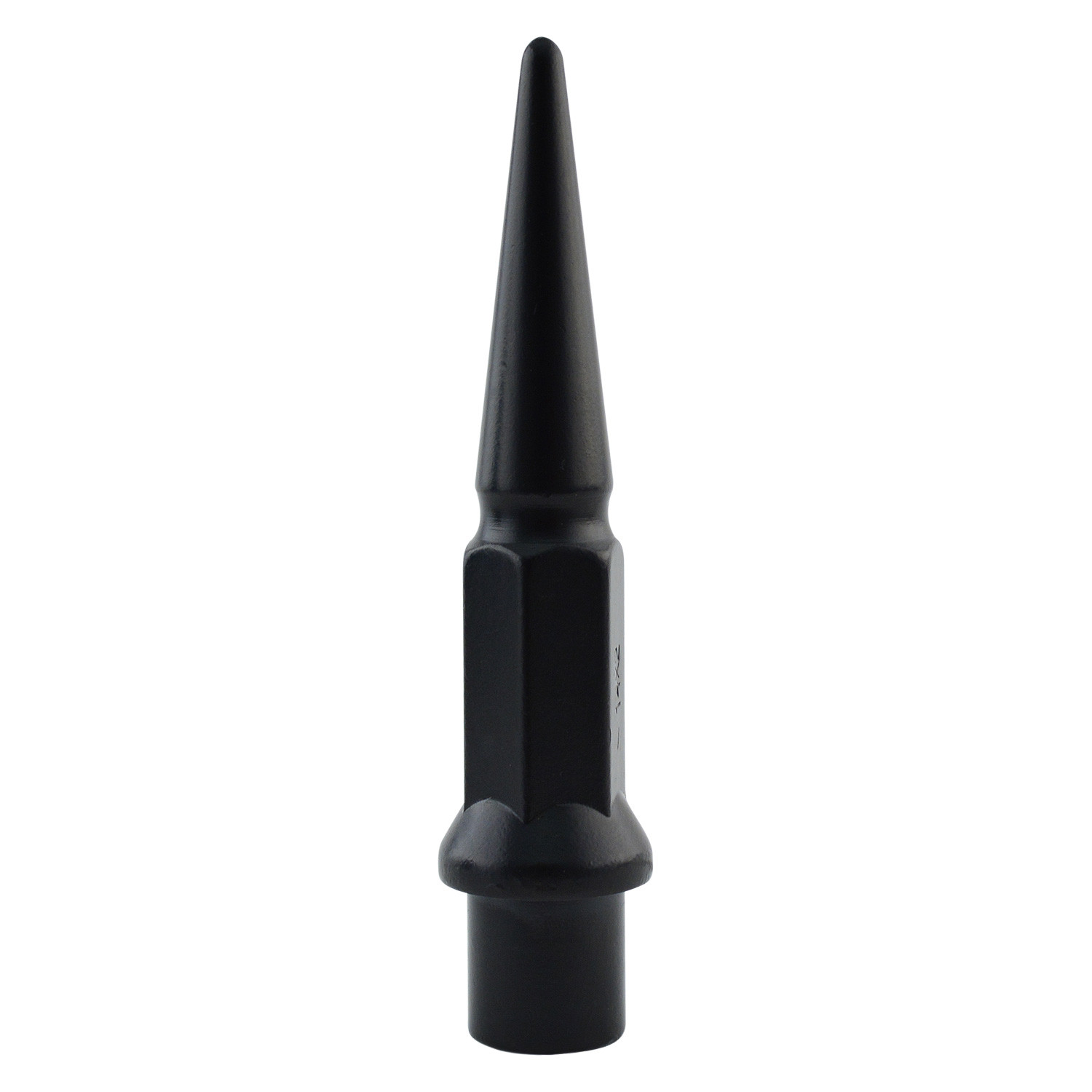 Metal Lugz® 7208K8-BLK - Black Shank Seat Spiked Lug Nut Set