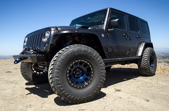 105 BEADLOCK Matte Black on Jeep Wrangler