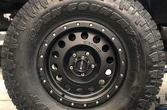 307 HOLE Matte Black on Jeep Rubicon